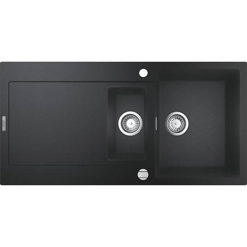 Кухонная мойка Grohe K500 100 31646AP0 Черный гранит